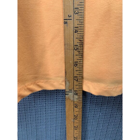 Time And Tru Woman's Size L (12-14) Orange Tank Top Cami Adjustable Straps - Picture 4 of 7